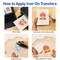 Avery Printable Heat Transfer Paper for Light Fabrics, 8.5" x 11", Inkjet Printer Compatible, 12 Sheets of Iron On Transfer Paper (3275)